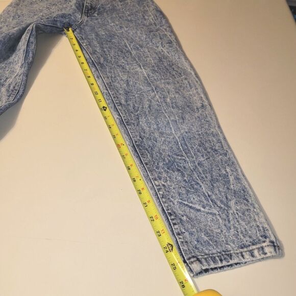 Prezzia Vintage 80s Acid Wash Zipper Jeans 3 24 - Picture 10 of 12